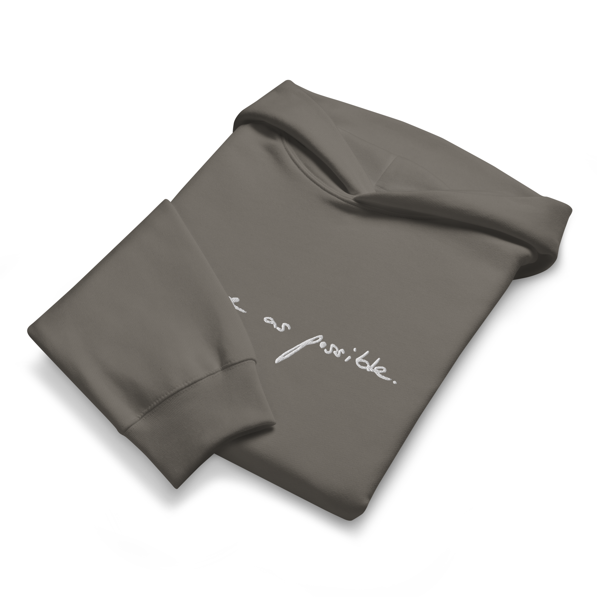 as pure as possible script hoodie