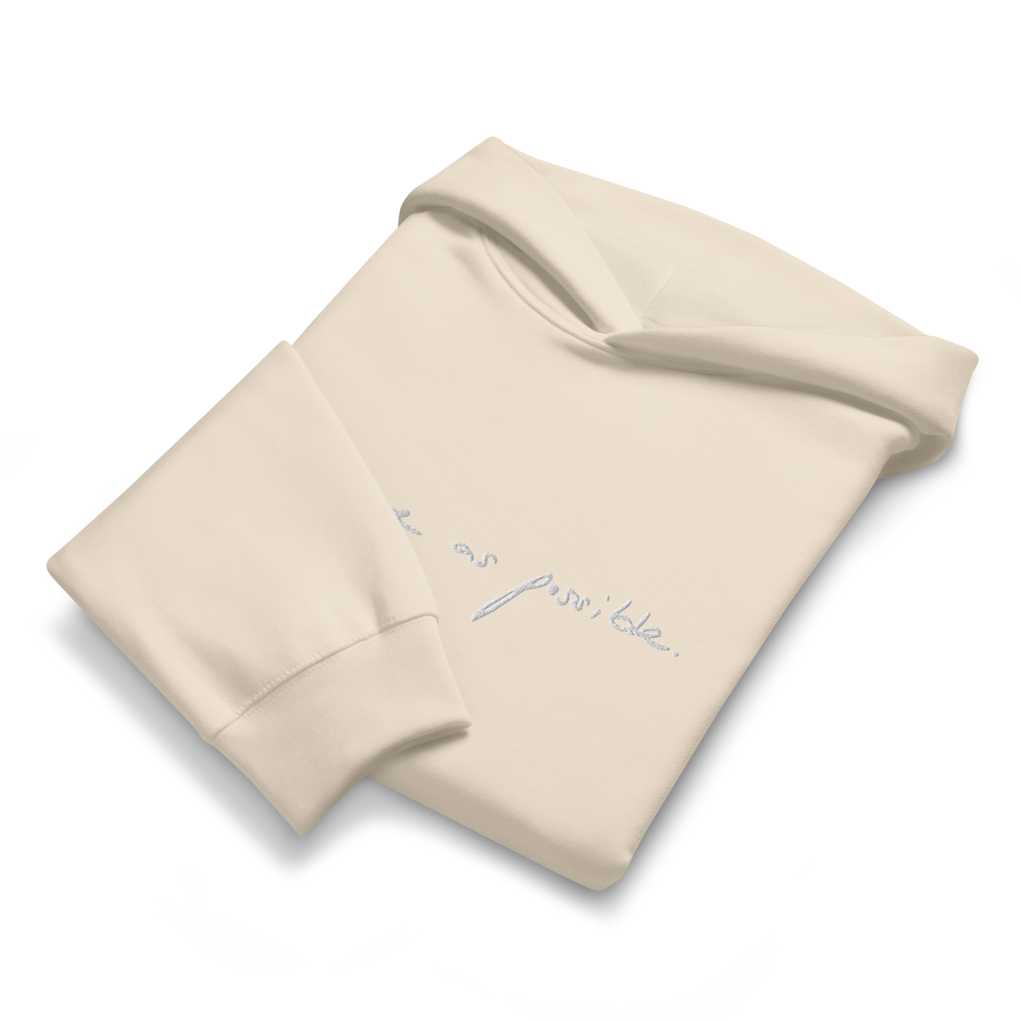as pure as possible script hoodie